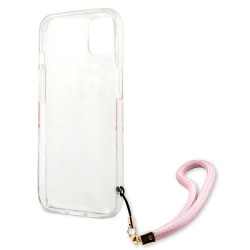 Guess GUHCP13MKCABPI Camo Strap Collection Hardcase for iPhone 13 / 14 / 15 6,1" / pink