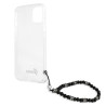 Guess GUHCP13MKPSBK Hardcase for iPhone 13 / 14 / 15 6,1" / Transparent Black Pearl