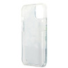 Guess GUHCP13MLFLSN Flower Liquid Glitter Hardcase for iPhone 13/14/15 6,1" / green