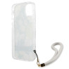 Guess GUHCP13SHFLSN Flower Strap Hardcase for iPhone 13 mini 5,4" / green