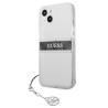 Guess GUHCP13SKB4GGR Hardcase 4G for iPhone 13 mini 5,4" / transparent grey
