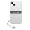 Guess GUHCP13SKB4GGR Hardcase 4G for iPhone 13 mini 5,4" / transparent grey