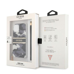 Guess GUHCP13SKCABBK Camo Strap Collection Hardcase for iPhone 13 mini 5,4" / black