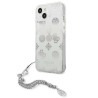 Guess GUHCP13SKSPESI Peony Chain Collection Hardcase for iPhone 13 mini 5,4" / silver
