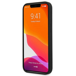 Guess GUHCP13SLS4GGBK Silicone 4G Logo Hard Case for iPhone 13 mini 5,4" / black