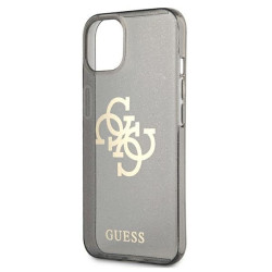 Guess GUHCP13SPCUGL4GBK Glitter 4G Big Logo Hardcase for iPhone 13 mini 5,4" / black