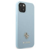 Guess GUHCP13SPS4MB Saffiano 4G Small Metal Logo Hardcase for iPhone 13 mini 5,4" / blue