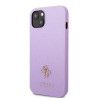 Guess GUHCP13SPS4MU Saffiano 4G Small Metal Logo Hardcase for iPhone 13 mini 5,4" / purple