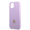 Guess GUHCP13SPS4MU Saffiano 4G Small Metal Logo Hardcase for iPhone 13 mini 5,4" / purple