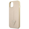 Guess GUHCP13SPSATLE Hardcase Saffiano Triangle Logo for iPhone 13 mini 5,4" / beige