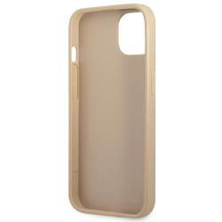 Guess GUHCP13SPSATLE Hardcase Saffiano Triangle Logo for iPhone 13 mini 5,4" / beige