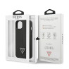 Guess GUHCP13SPSATLK Hardcase Saffiano Triangle Logo for iPhone 13 mini 5,4" / black