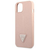 Guess GUHCP13SPSATLP Saffiano Triangle Logo Hardcase for iPhone 13 mini 5,4" / pink