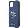 Guess GUHCP13SSA4GSBL Hardcase Saffiano 4G Metal Logo for iPhone 13 mini 5,4" / blue