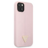 Guess GUHCP13SSLTGU Silicone Triangle Hardcase for iPhone 13 mini 5,4" / purple