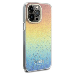 Guess GUHCP13XHDECMI Hardcase IML Faceted Mirror Disco Iridescen for iPhone 13 Pro Max 6.7"