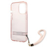 Guess GUHCP13XHTSGSP Hardcase Translucent Stap for iPhone 13 Pro Max 6,7" / pink