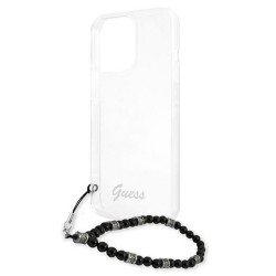 Guess GUHCP13XKPSBK Hardcase for iPhone 13 Pro Max 6.7" / Transparent Black Pearl