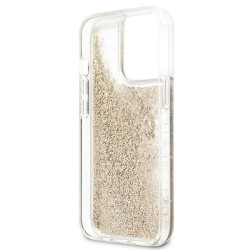 Guess GUHCP13XLG4GGO Hardcase 4G Big Liquid Glitter for iPhone 13 Pro Max 6,7" / gold