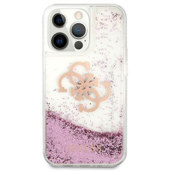Guess GUHCP13XLG4GPI Hardcase 4G Big Liquid Glitter for iPhone 13 Pro Max 6.7" / pink