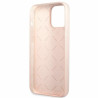 Guess GUHCP13XLSLMGLP Silicone Script Gold Log Hardcase for iPhone 13 Pro Max 6.7" / light pink