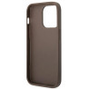 Guess GUHCP14LG4GLBR 4G Stripe Collection Hardcase for iPhone 14 Pro 6,1" / brown