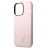 Guess GUHCP14LSLTGU Silicone Triangle Hardcase for iPhone 14 Pro 6,1" / purple