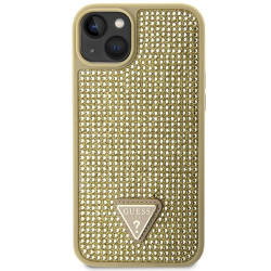 Guess GUHCP14MHDGTPD Hardcase Rhinestone Triangle for iPhone 14 Plus/15 Plus 6.7" / gold