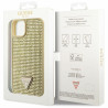 Guess GUHCP14MHDGTPD Hardcase Rhinestone Triangle for iPhone 14 Plus/15 Plus 6.7" / gold