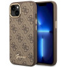 Guess GUHCP14MHG4SHW Hardcase 4G Vintage Gold Logo for iPhone 14 Plus/15 Plus 6.7" / brown