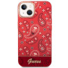 Guess GUHCP14MHGBNHR Hardcase Bandana Paisley for iPhone 14 Plus / 15 Plus 6.7" / red