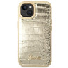 Guess GUHCP14MHGCRHD Croco Collection Hardcase for iPhone 14 Plus / 15 Plus 6.7" / gold