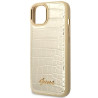 Guess GUHCP14MHGCRHD Croco Collection Hardcase for iPhone 14 Plus / 15 Plus 6.7" / gold