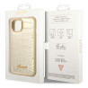 Guess GUHCP14MHGCRHD Croco Collection Hardcase for iPhone 14 Plus / 15 Plus 6.7" / gold
