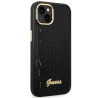 Guess GUHCP14MHGCRHK Croco Collection Hardcase for iPhone 14 Plus / 15 Plus 6.7" / black