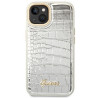 Guess GUHCP14MHGCRHS Croco Collection Hardcase for iPhone 14 Plus / 15 Plus 6.7" / silver