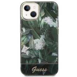 Guess GUHCP14MHGJGHA Jungle Collection Hardcase for iPhone 14 Plus/15 Plus 6.7" / green