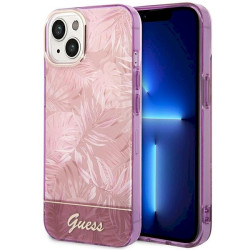 Guess GUHCP14MHGJGHP Jungle Collection Hardcase for iPhone 14 Plus / 15 Plus 6.7" / pink