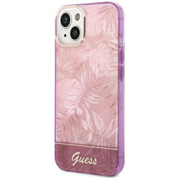 Guess GUHCP14MHGJGHP Jungle Collection Hardcase for iPhone 14 Plus / 15 Plus 6.7" / pink