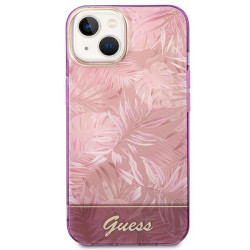 Guess GUHCP14MHGJGHP Jungle Collection Hardcase for iPhone 14 Plus / 15 Plus 6.7" / pink