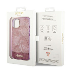 Guess GUHCP14MHGJGHP Jungle Collection Hardcase for iPhone 14 Plus / 15 Plus 6.7" / pink