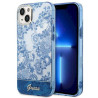 Guess GUHCP14MHGPLHB Porcelain Collection Hardcase for iPhone 14 Plus / 15 Plus 6.7" / blue