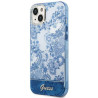 Guess GUHCP14MHGPLHB Porcelain Collection Hardcase for iPhone 14 Plus / 15 Plus 6.7" / blue