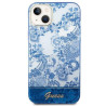 Guess GUHCP14MHGPLHB Porcelain Collection Hardcase for iPhone 14 Plus / 15 Plus 6.7" / blue