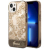 Guess GUHCP14MHGPLHC Porcelain Collection Hardcase for iPhone 14 Plus / 15 Plus 6.7" / ochre