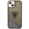 Guess GUHCP14MLFCTPK Liquid Glitter Palm Collecti Hardcase for iPhone 14 Plus/15 Plus 6.7" / black
