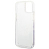 Guess GUHCP14MLFLSU Flower Liquid Glitter Hardcase for iPhone 14 Plus / 15 Plus 6.7" / purple
