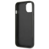 Guess GUHCP14MPSATLK Hardcase Saffiano Triangle Logo for iPhone 14 Plus/15 Plus 6.7" / black