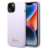Guess GUHCP14MSLSMU Silicone Vintage Gold Lo Hardcase for iPhone 14 Plus / 15 Plus 6.7" / purple