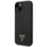 Guess GUHCP14MSLTGK Silicone Triangle Hardcase for iPhone 14 Plus / 15 Plus 6.7" / black